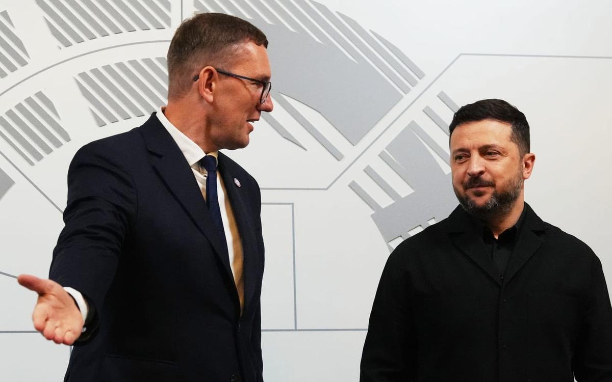 Zelenskyj träffar nordiska ledare i Tallinn