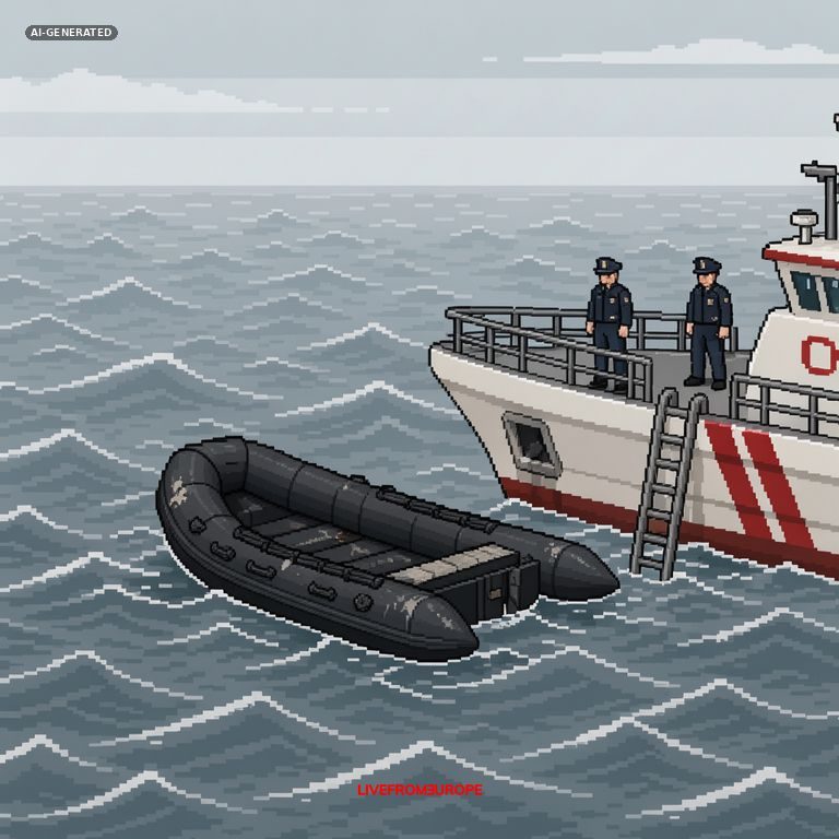 Dutch police rescue migrants from sinking boat, arrest two smugglers