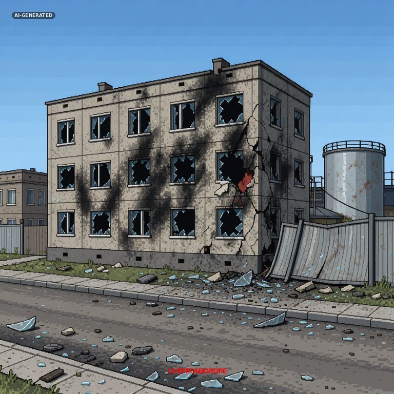 Ukraine hits Russian towns with drones and troops