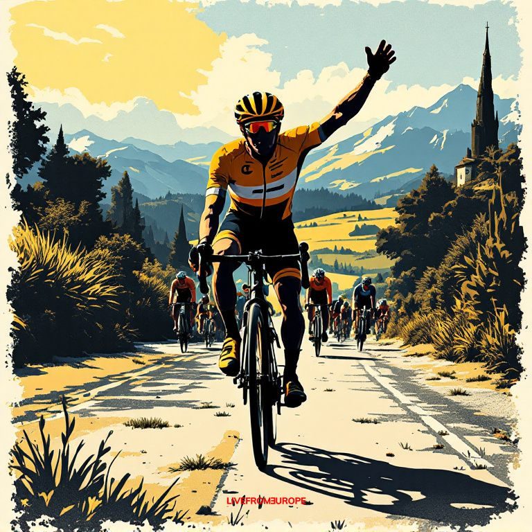 Van der Poel wins shortened Tour de France stage in extreme heat as Pogacar keeps yellow jersey