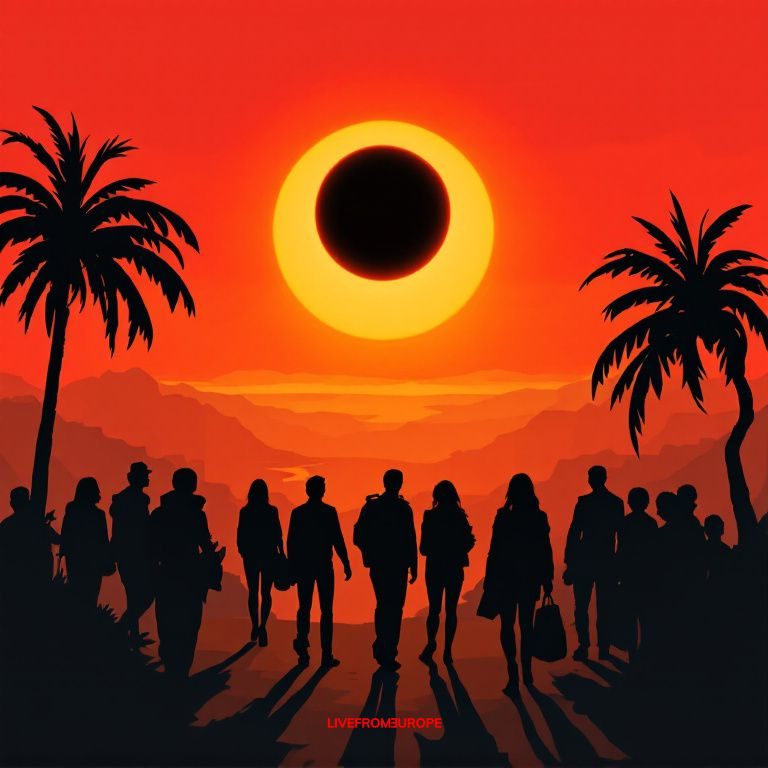 Spain braces for tourism surge as total solar eclipse draws nearly 500,000 visitors