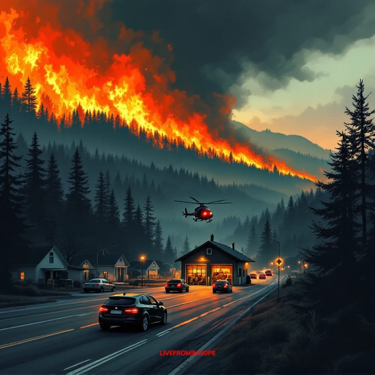 British Columbia declares emergency as wildfire forces over 20,000 evacuations near Okanagan Lake