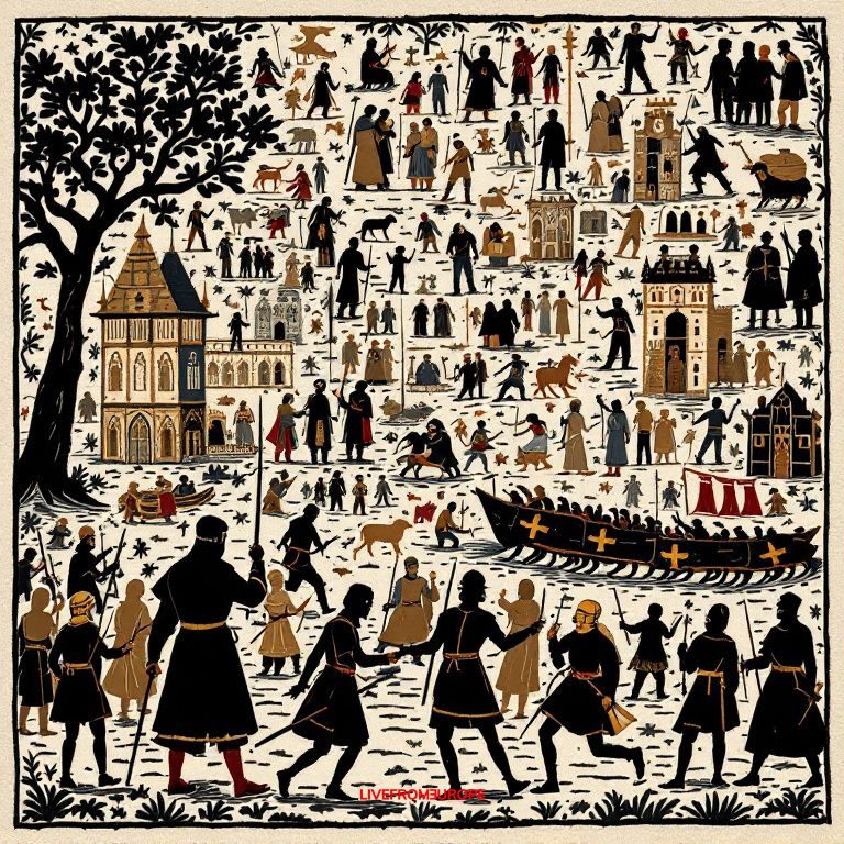 Bayeux Tapestry arrives in London for first time in nearly a millennium