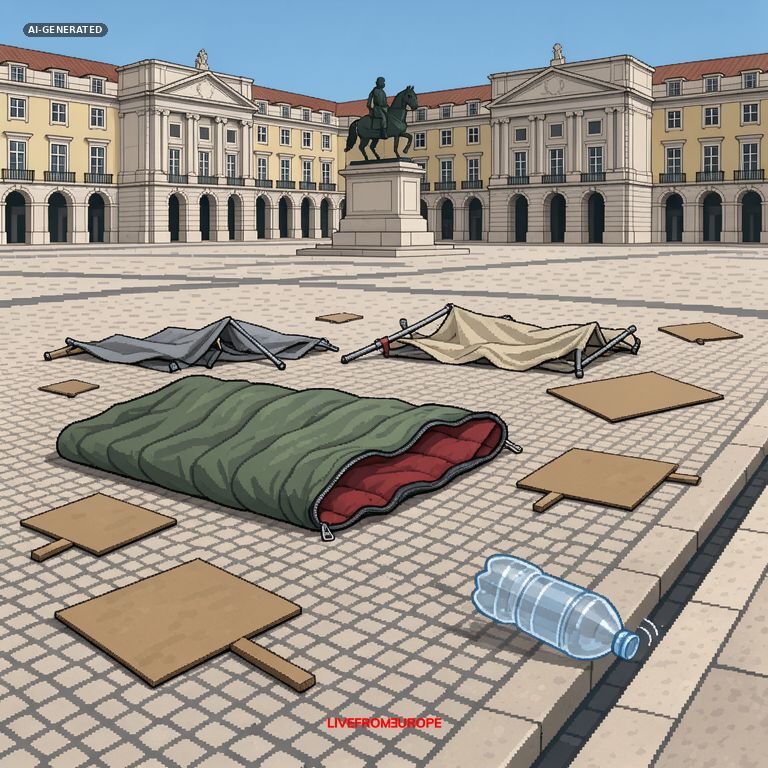 Portuguese police break up housing protests with arrests
