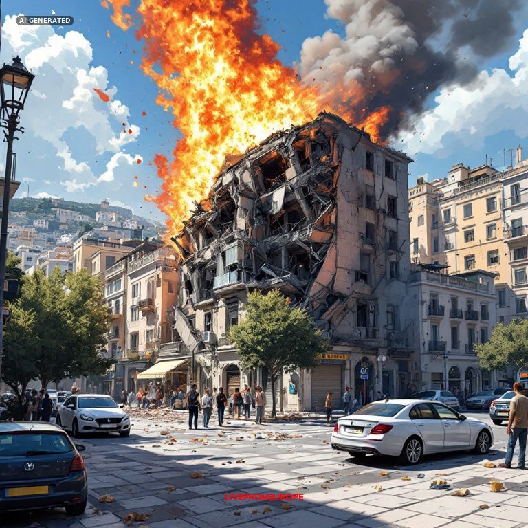 Explosion collapses Athens building in Plaka district, five missing including tourists