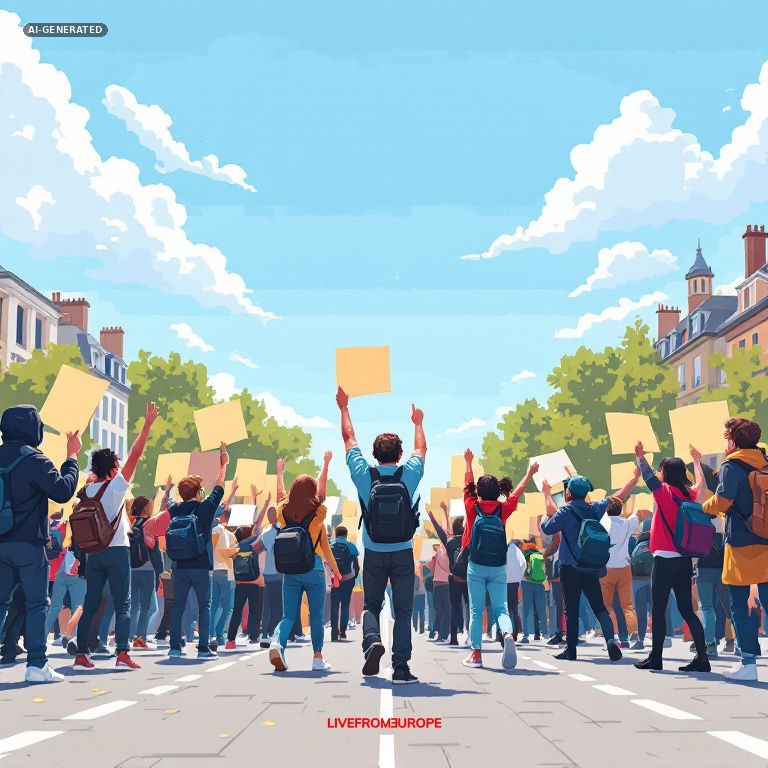 France faces nationwide student protests over education cuts and classroom conditions