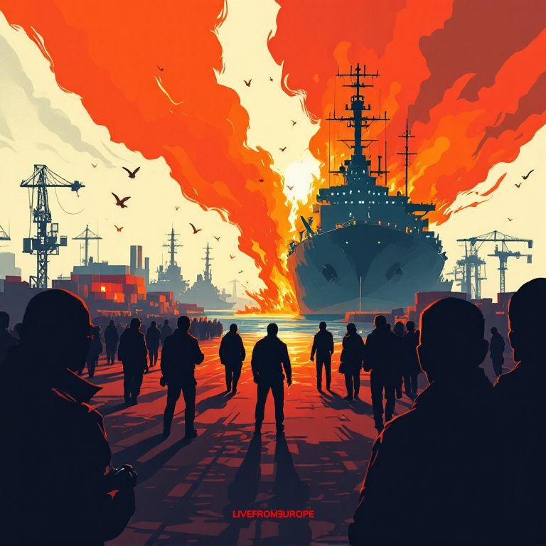 Ukraine strikes Russian Black Sea warships; Russia hits Danube port in retaliation