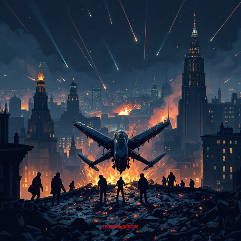 Ukraine launches massive drone attack on Moscow as Russian strikes kill five in Ukraine