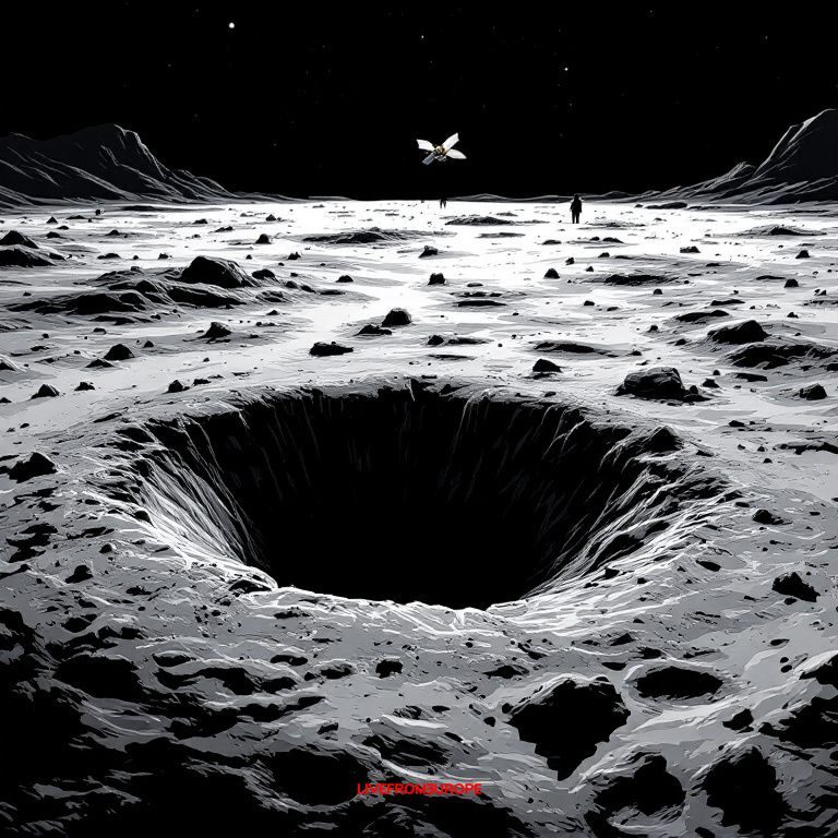 NASA releases images of new lunar crater after SpaceX rocket stage crashes into moon