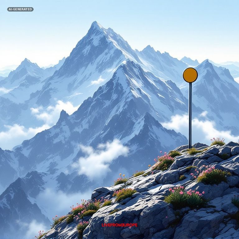 Climate change drives European alpine plants upward as cold-adapted species vanish from mountain peaks