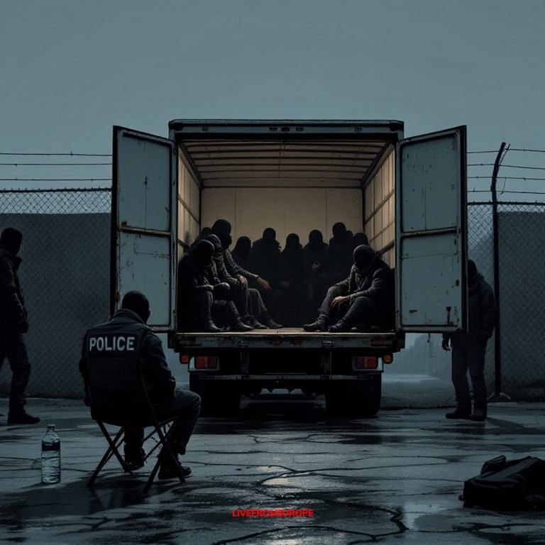 Paris authorities find migrants in abandoned truck amid smuggling probe as Greece rescues hundreds at sea