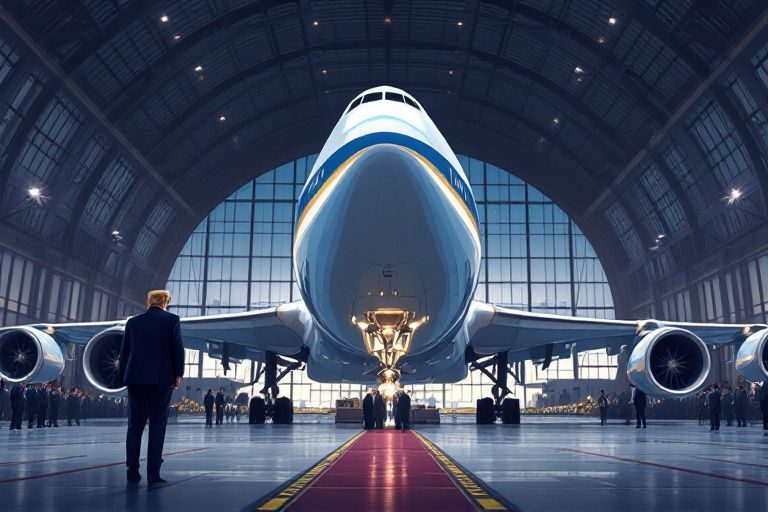 Trump unveils 400M Qatar-gifted Air Force One amid ethics uproar