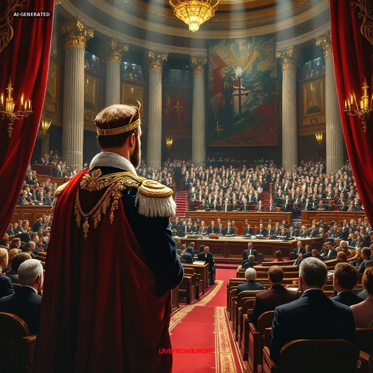 New Norwegian King Haakon VIII pledges oath to parliament in Oslo after fathers death