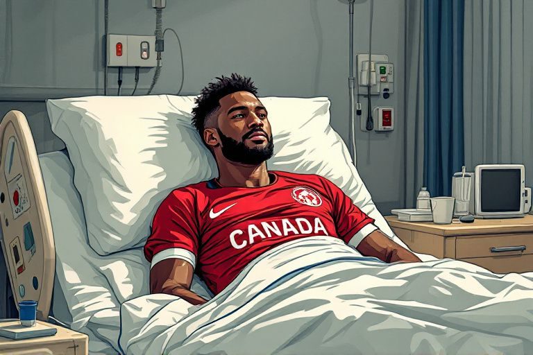 Canada's Ismael Kon thanks fans from hospital after World Cup leg surgery
