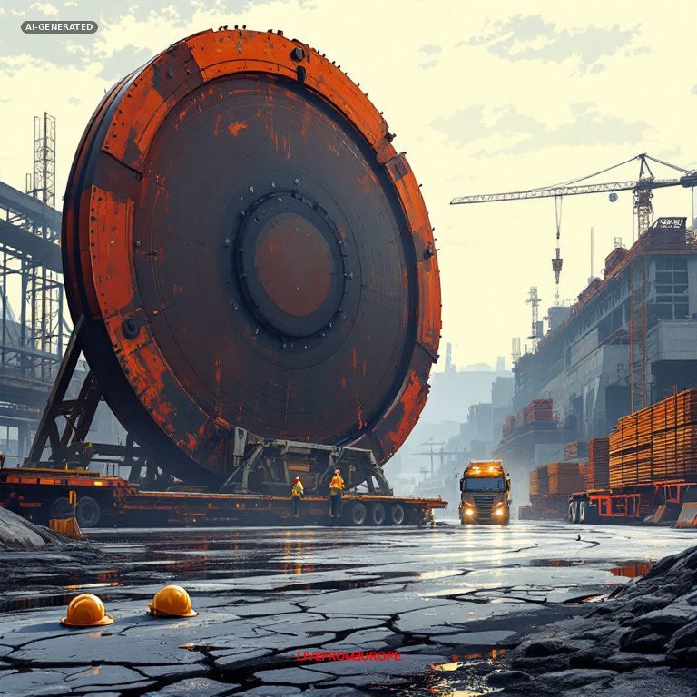 Massive tunnel-boring machine arrives in Łódź to build Polands longest rail tunnel