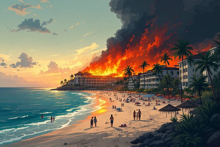 Italian tourist dies as fire engulfs Dominican resort, 1,700 evacuated
