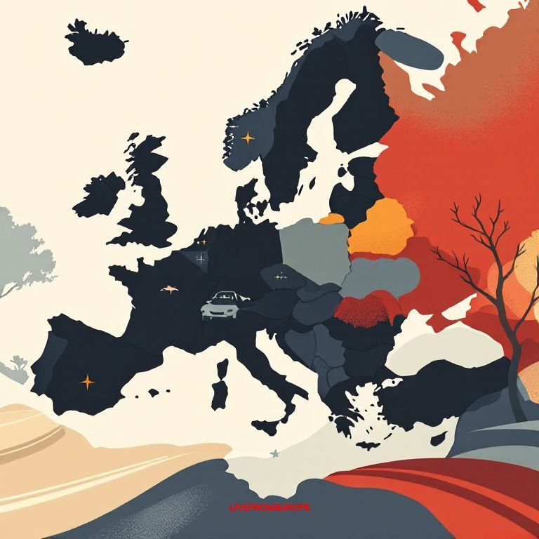 European car market shifts as electric vehicles surge in France and Spain