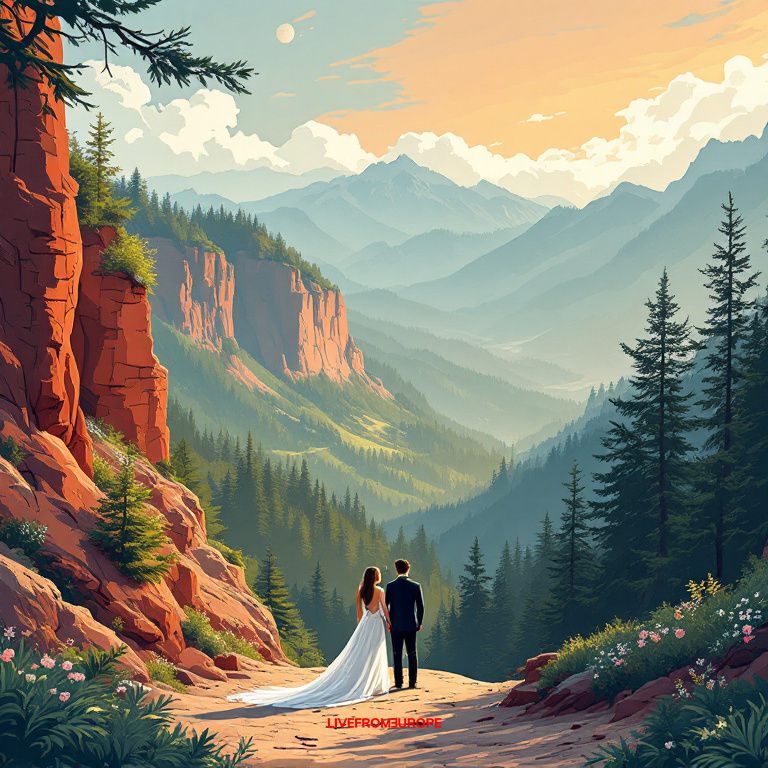 Iconic pop stars marry in Estonias breathtaking Taevaskoja valley today