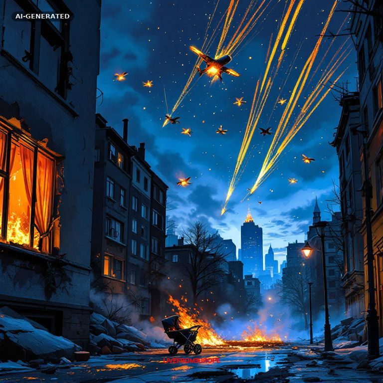 Russia launches third night of drone strikes on Kyiv as Ukraine downs 125 drones