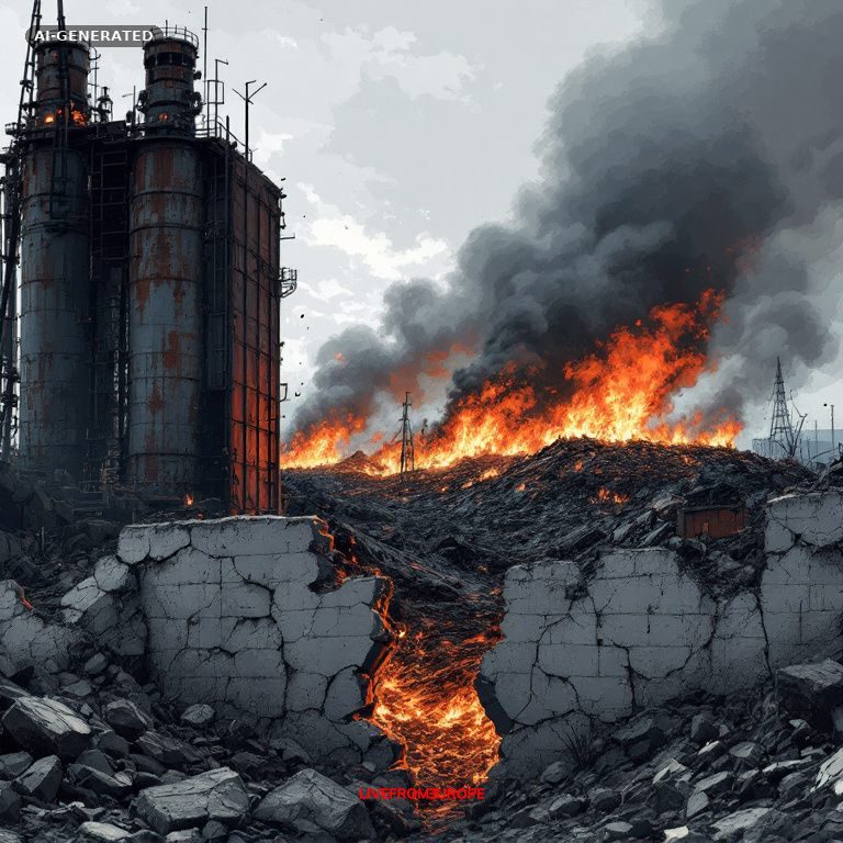 Czech firm urges removal of chemical landfill near burning dump, warns of unprecedented disaster