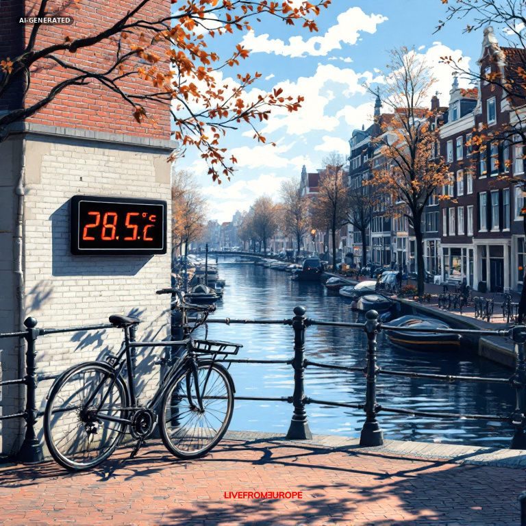 Europe breaks late-September heat records as temperatures soar across Netherlands, Belgium and Germany