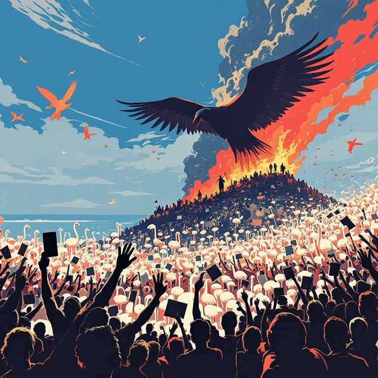 Tens of thousands protest in Albania as Kushner-linked resort threatens flamingo habitat and topples Ramas government