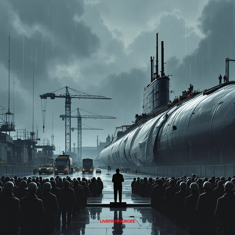 UK PM Burnham unveils 8.4bn nuclear submarine funding in Barrow-in-Furness