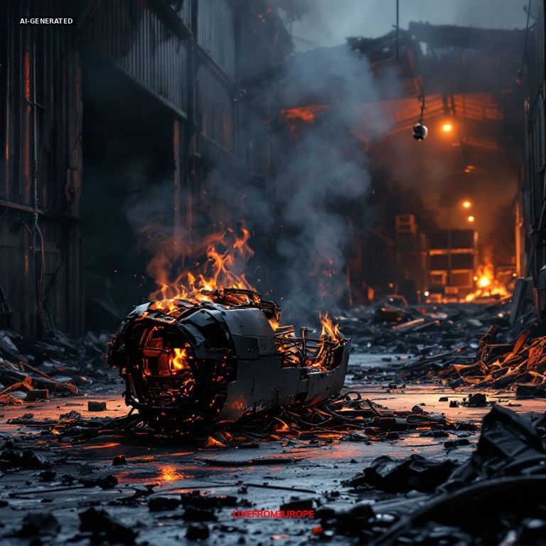 Poland probes suspected foreign sabotage after arson at drone factory supplying Ukraine