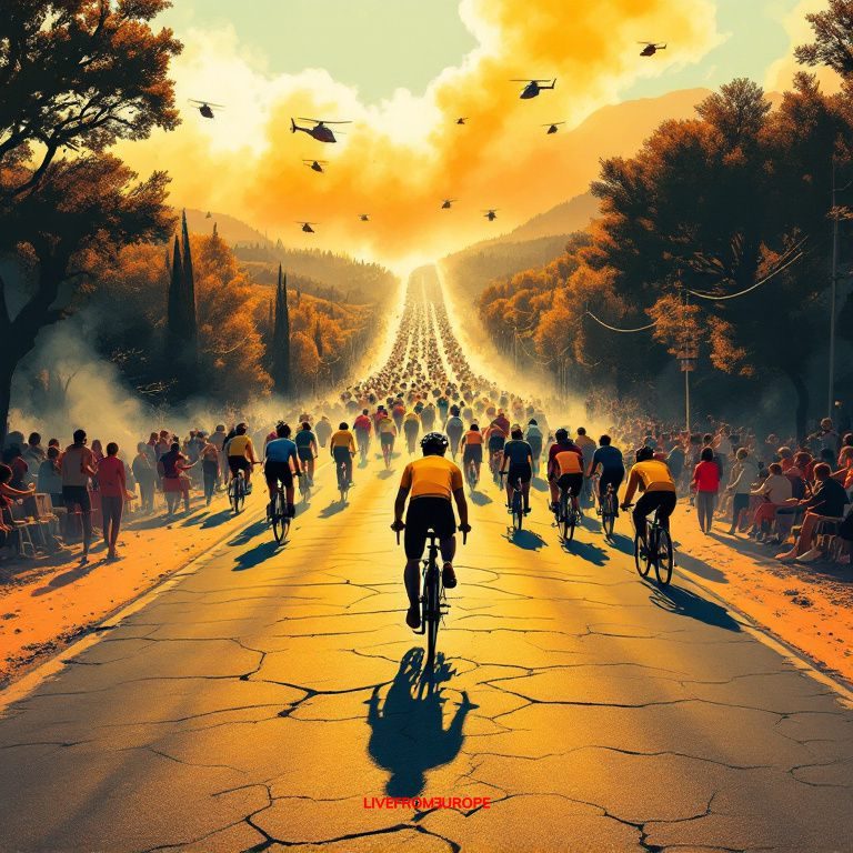 Pogačar wins fifth Tour de France as wildfires force final stage cut short