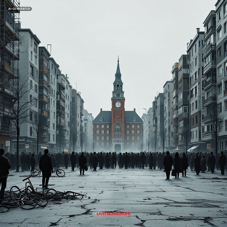 Thousands protest in Berlin and Frankfurt over housing crisis and cycling infrastructure ahead of election