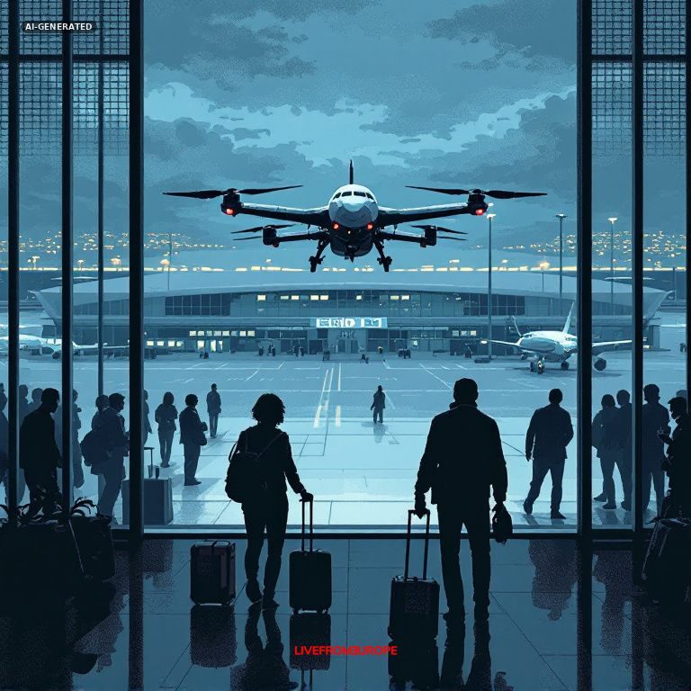 Luxembourg Airport suspends flights after unauthorized drones detected over airfield