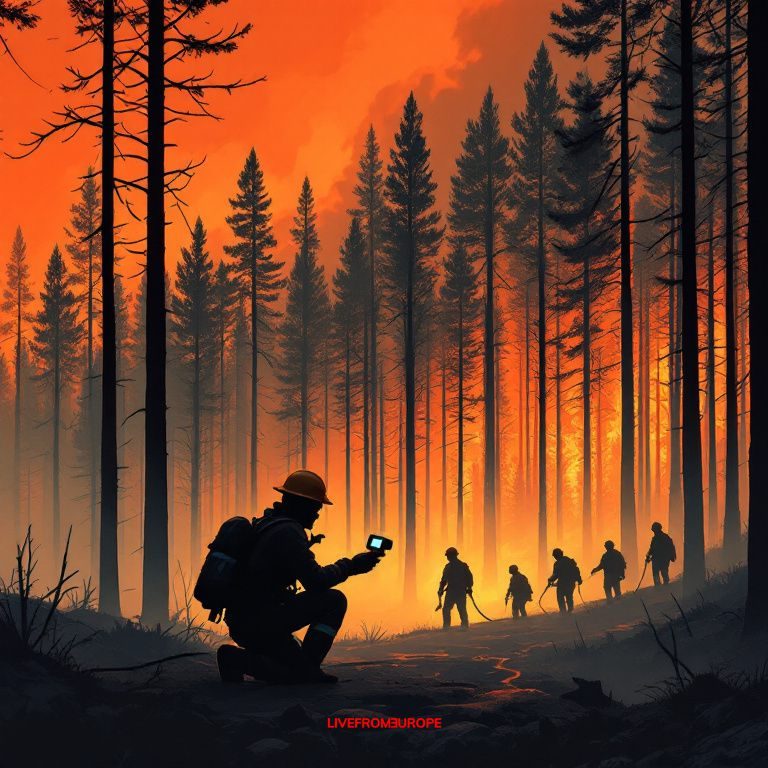 Firefighters contain Germanys largest wildfire in 30 years near Plauen as Spain battles 25,000-hectare blaze
