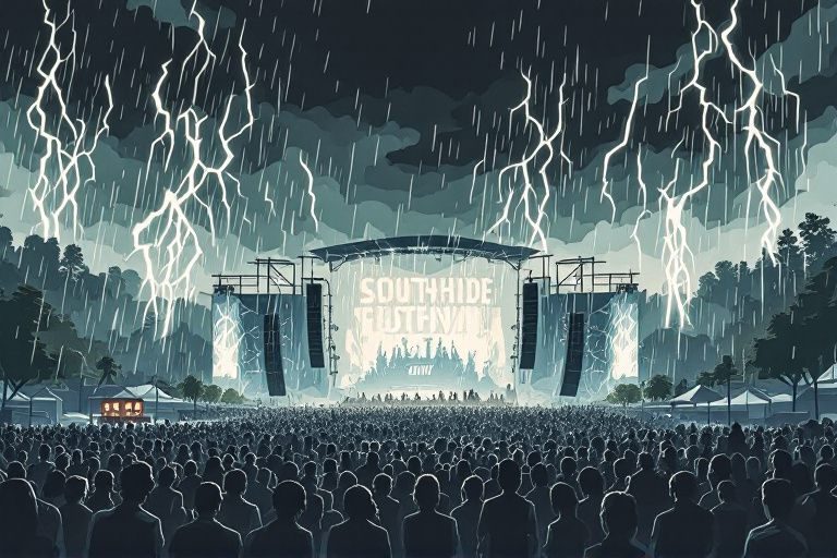 Southside Festival halts as storms hit 59,000 attendees amid Europe's record heatwave